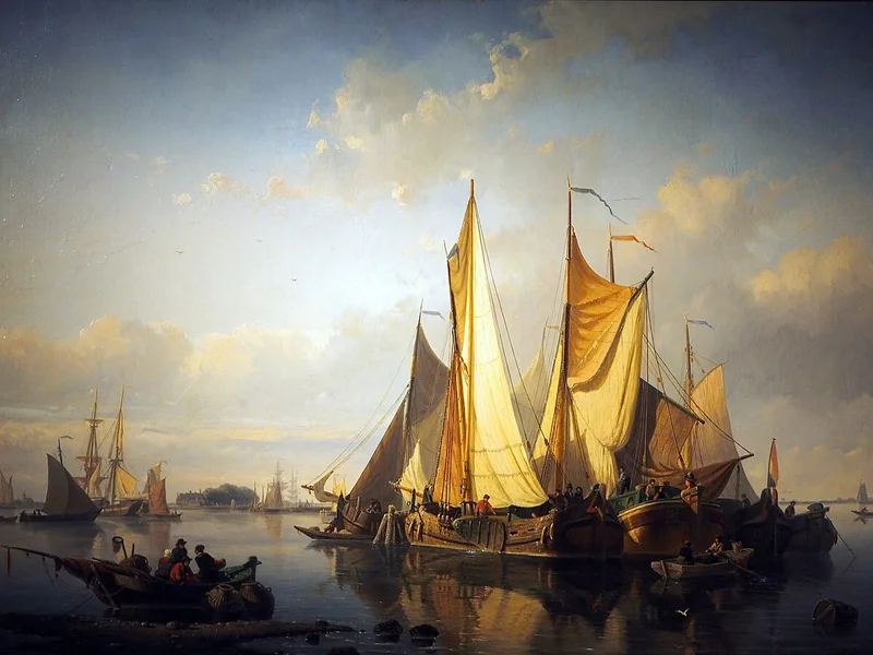 1817-Willem Gruyter - Gruyter, vicino alla Y di Amsterdam